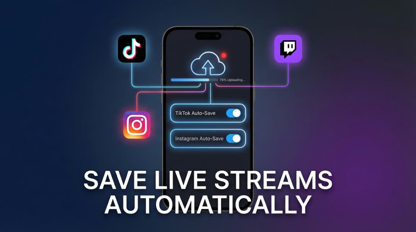 Live recording setup visual