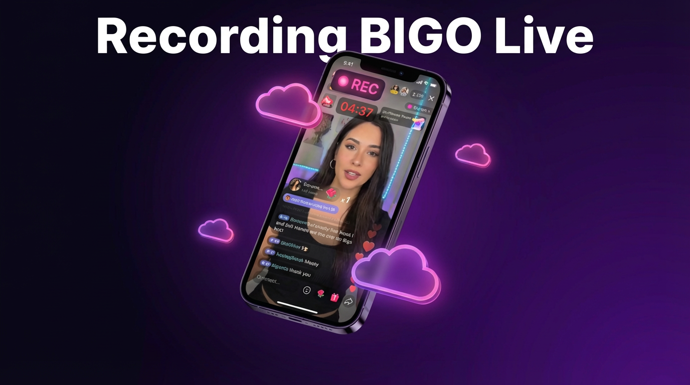 Live recording workflow visual