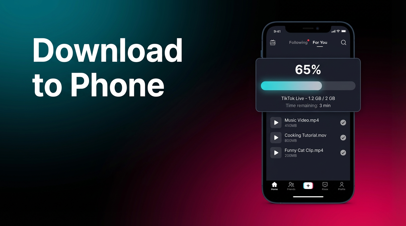 Live recording setup visual