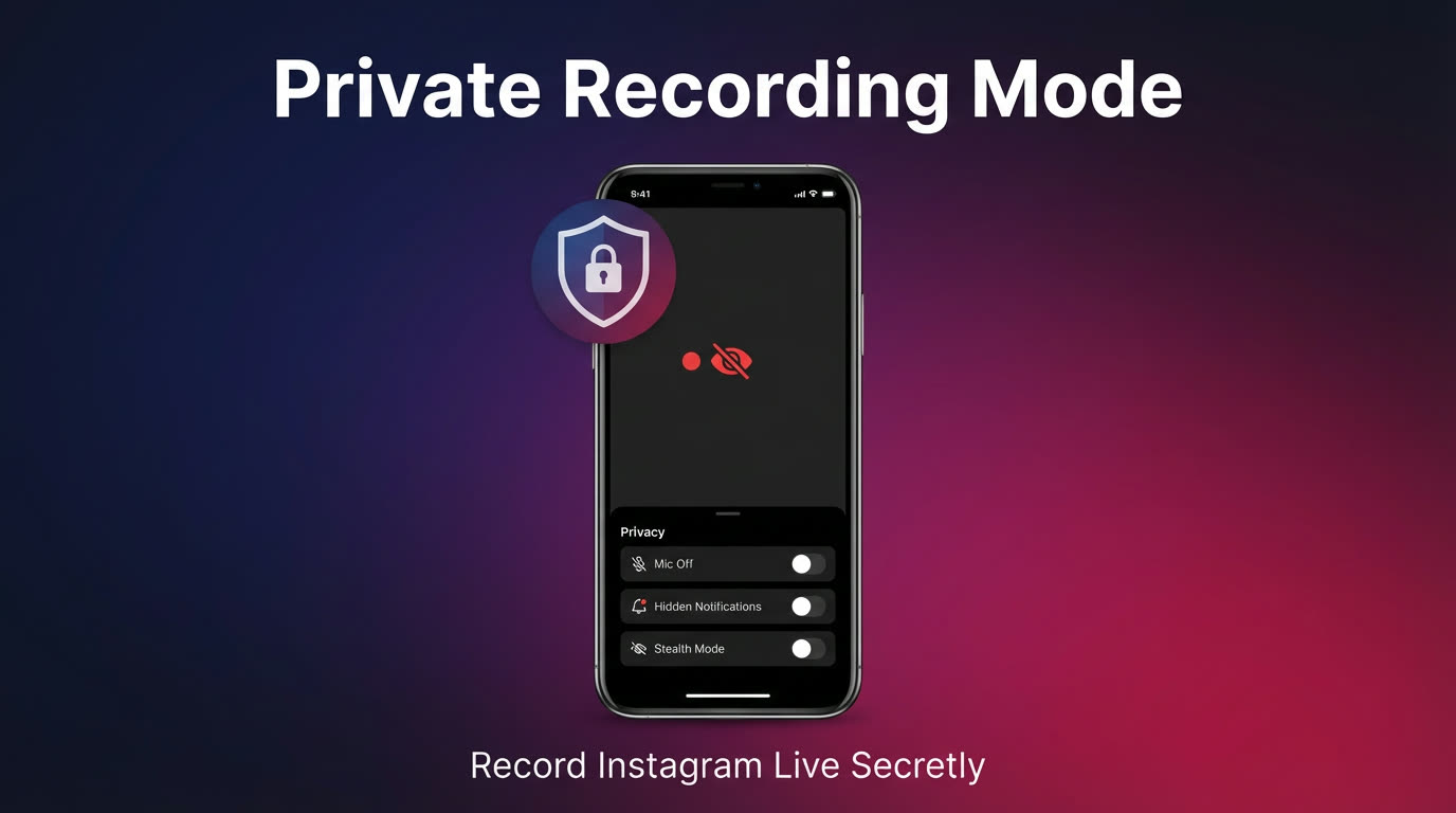 Live recording setup visual
