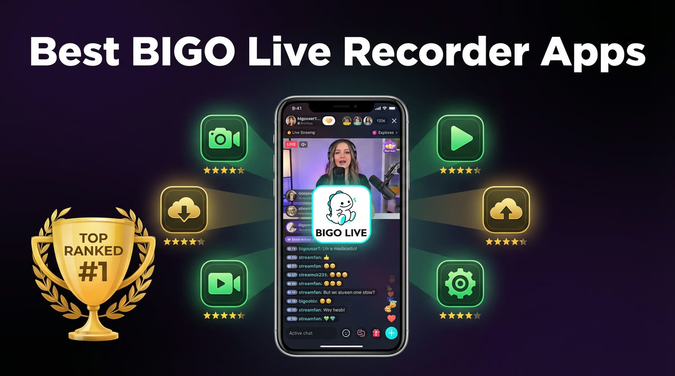 Mejores Apps para Grabar BIGO Live