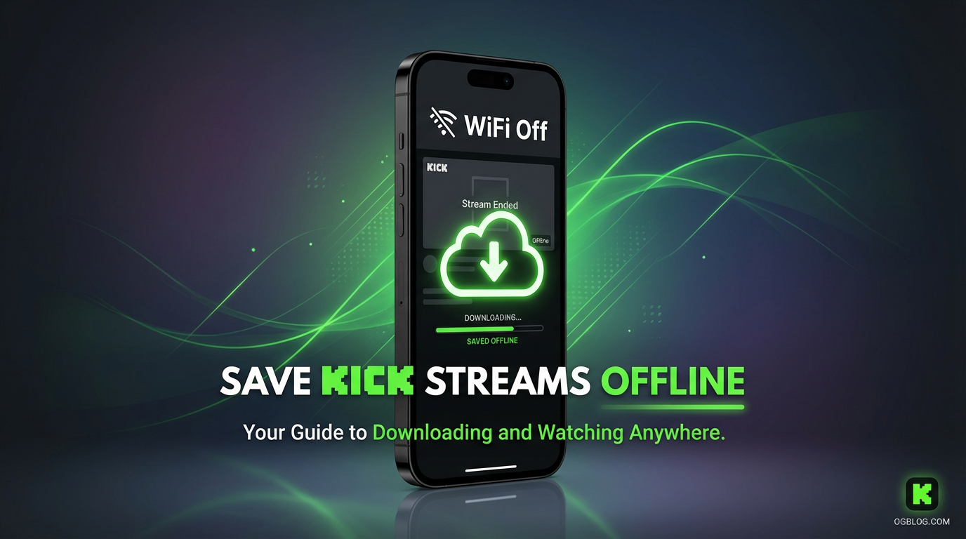 How to Save Kick Streams When You're Offline