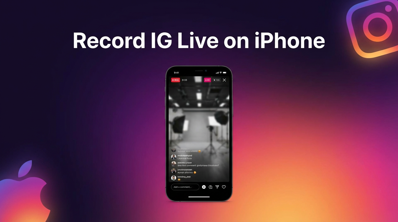 How to Record Instagram Live on iPhone (3 Methods)