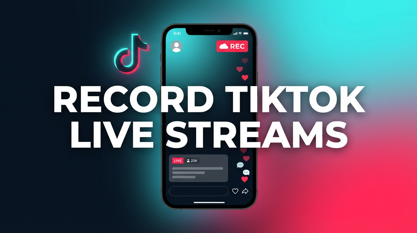 How to Record TikTok Live Streams (4 Methods That Work in 2026)