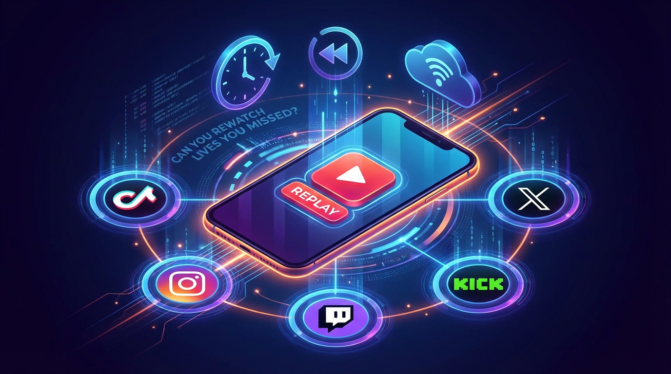 놓친 라이브 방송을 다시 볼 수 있을까? 방법은 이렇습니다