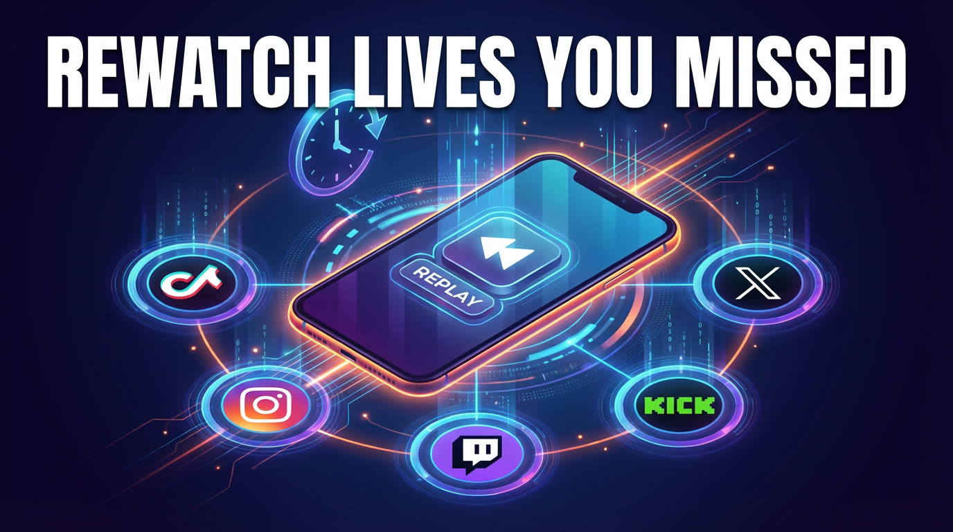 How to rewatch live streams you missed