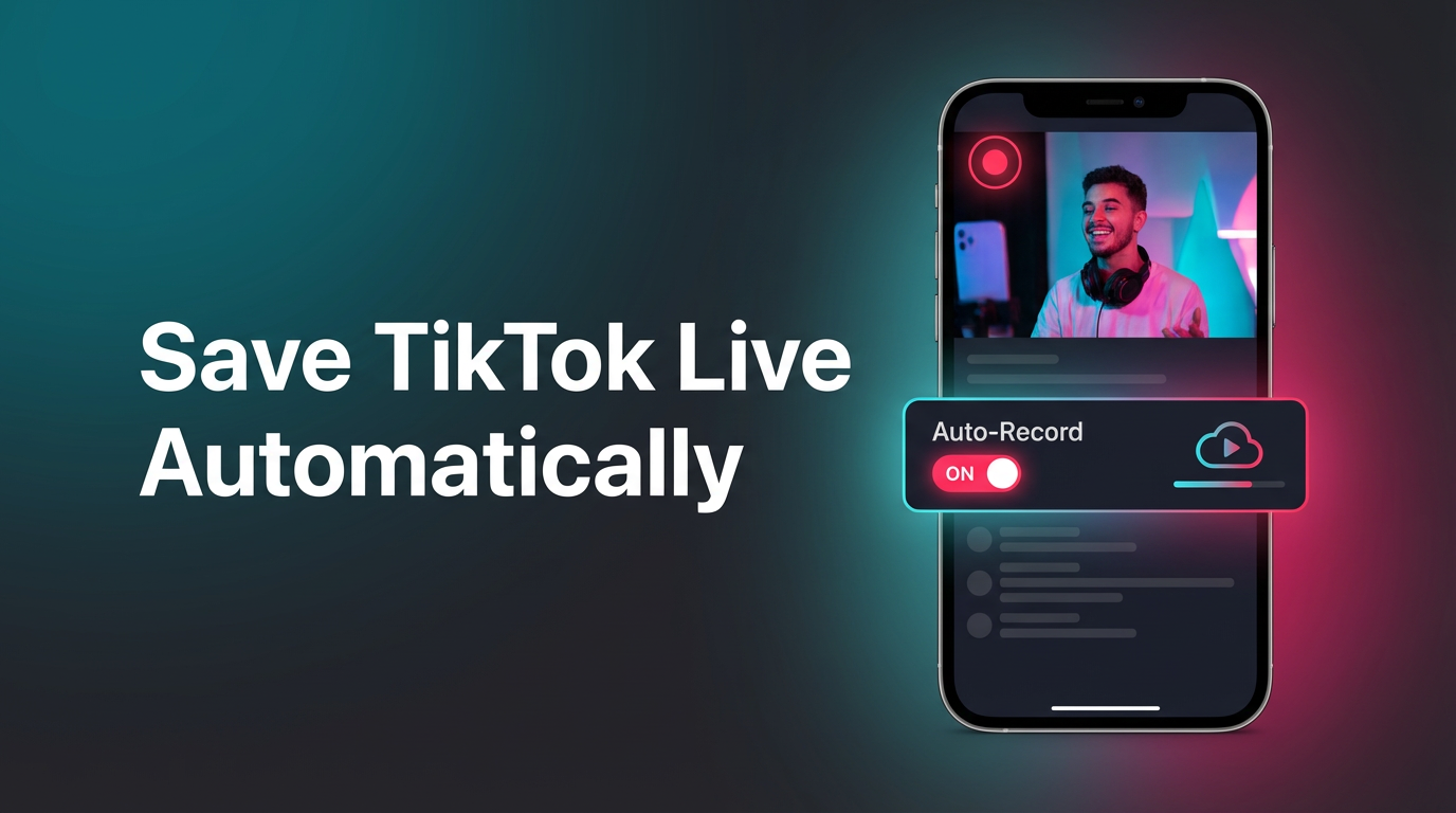How to Save TikTok Live Automatically with TKREC