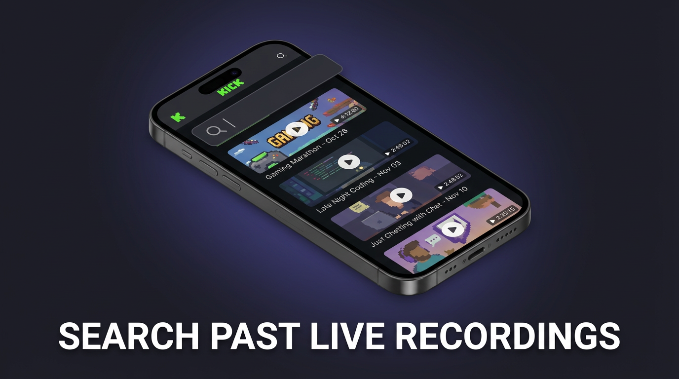 How to Search Past Live Recordings