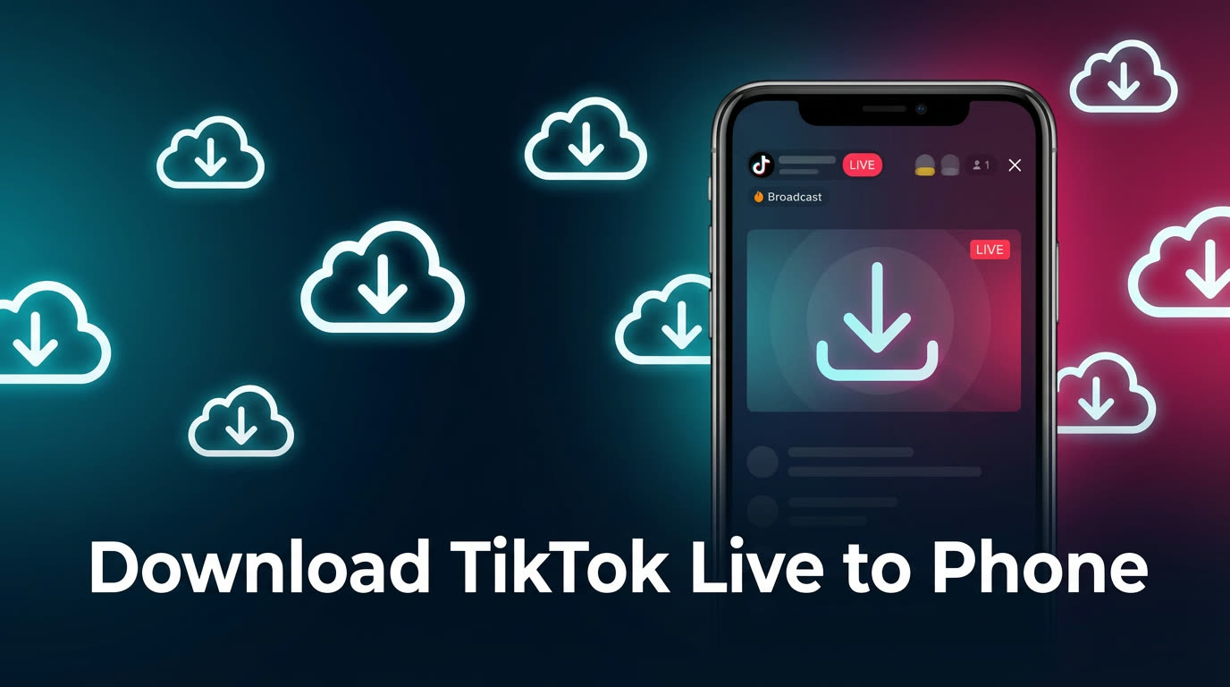 Download TikTok live recordings to your phone